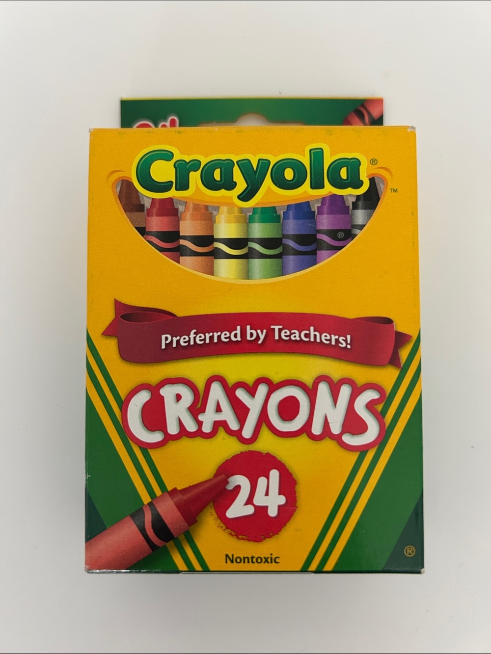 Unused 2012 Crayola Crayons Assorted Colors - 24 Pack - includes Dandelion